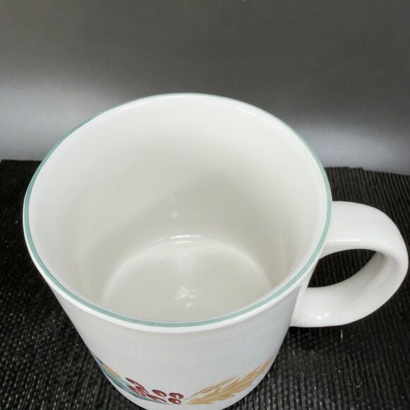 Newcor 1994 Cabin Berries Leaves Stoneware Ceramic Coffee Mug Cup Set2 Mugs Cups - Picture 10 of 12